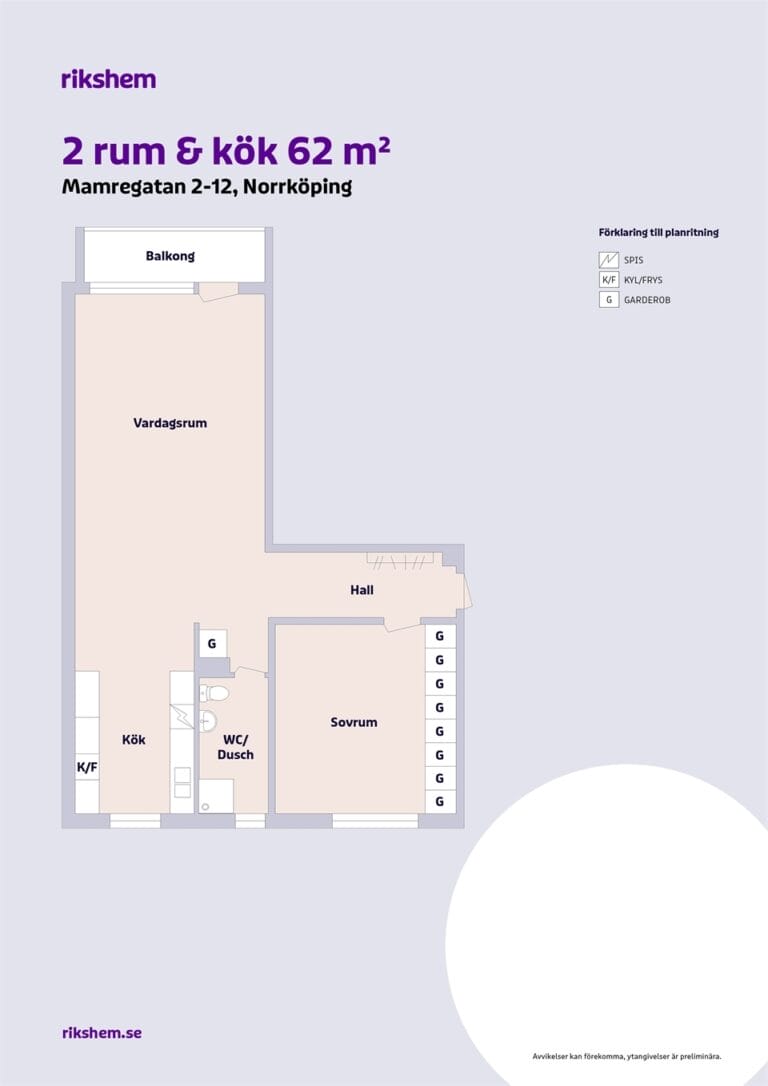 Hyresbostad på Mamregatan 12, Norrköping, bild 1