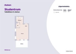 Hyresbostad på Tullslätten 21, Kalmar, bild 1